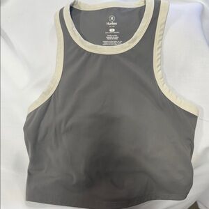 Hurley Gray and Cream women’s Tank Top